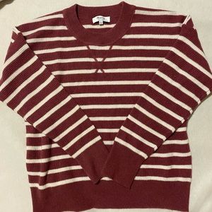 Madewell Waffle Knit Cashmere Sweater